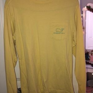 Yellow/Blue Vineyard Vine Shirt
